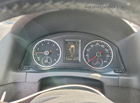 WVGSV7AX6HK006914 2017 VOLKSWAGEN TIGUAN Blue Вид щитка приладів