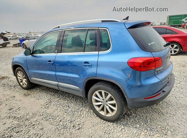 WVGSV7AX9HW501438 2017 VOLKSWAGEN TIGUAN Blue Հետևի ձախ