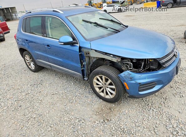 WVGSV7AX9HW501438 2017 VOLKSWAGEN TIGUAN Blue Առջևի աջ