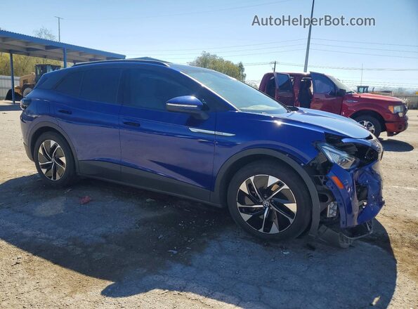 WVGTMPE27MP040007 2021 VOLKSWAGEN ID.4 Blue Delantero derecho