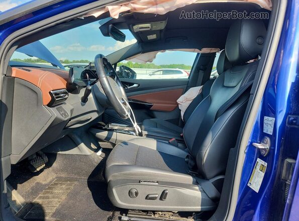 WVGTMPE2XMP042446 2021 VOLKSWAGEN ID.4 Синий Вид салона спереди