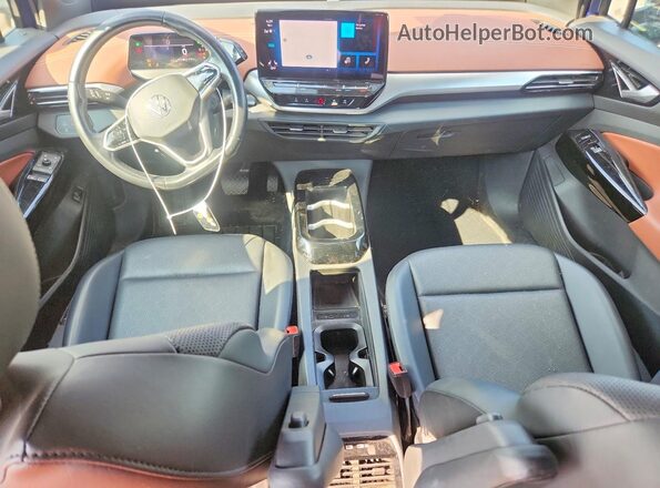 WVGTMPE2XMP042446 2021 VOLKSWAGEN ID.4 Синий Вид панели приборов