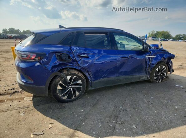 WVGTMPE2XMP042446 2021 VOLKSWAGEN ID.4 Синий Задняя правая четверть