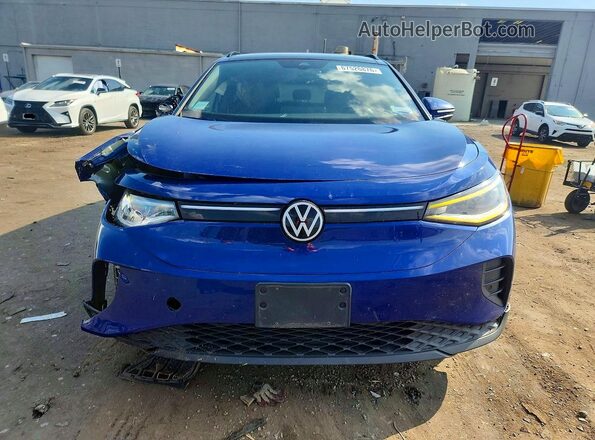 WVGTMPE2XMP042446 2021 VOLKSWAGEN ID.4 Синий Вид спереди