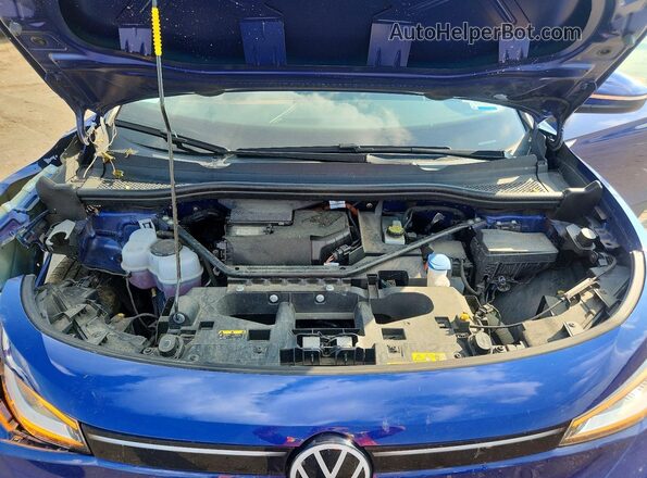 WVGTMPE2XMP042446 2021 VOLKSWAGEN ID.4 Синий Вид подкапотного пространства