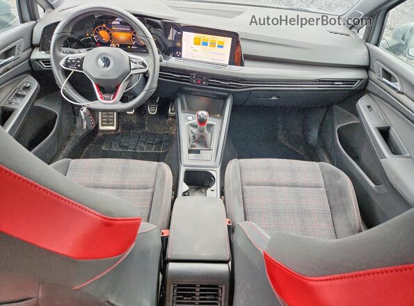 WVWN87CD0NW219647 2022 VOLKSWAGEN GTI Gray Առջևի վահանակի տեսք