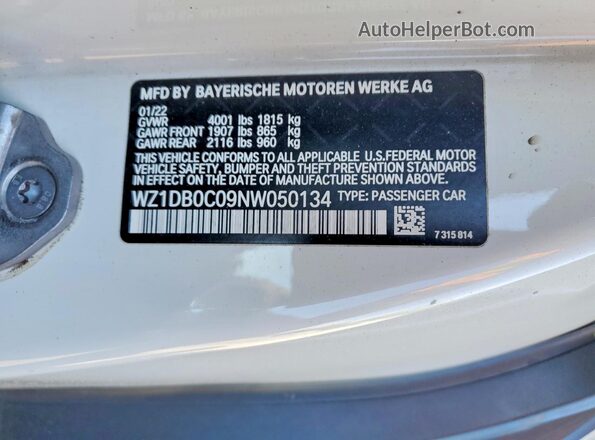 WZ1DB0C09NW050134 2022 TOYOTA GR White Widok komory silnika