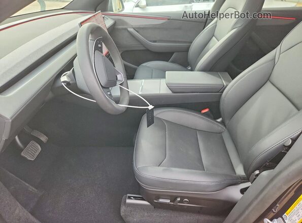 XP7YGDEE2TB828212 2026 TESLA MODEL Серый Вид салона спереди