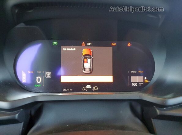 YSMED3KA5PL137563 2023 POLESTAR 2 Серый Вид щитка приборов