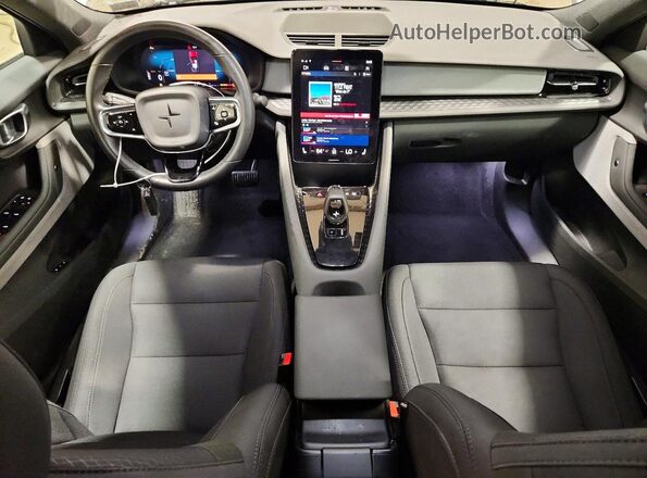 YSMEG3KA0PL159610 2023 POLESTAR 2 White წინა პანელის ხედი