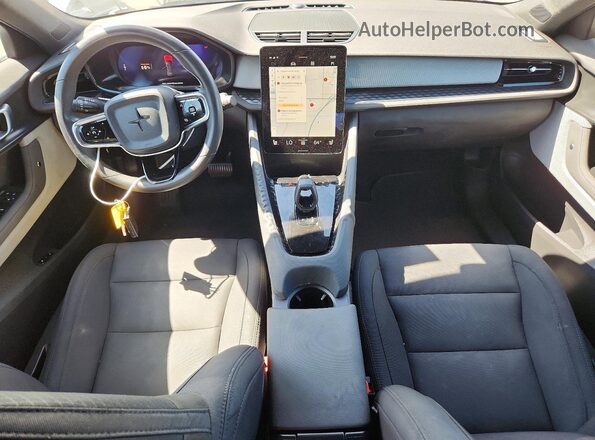 YSMEG3KA1PL152827 2023 POLESTAR 2 Серый Вид панели приборов