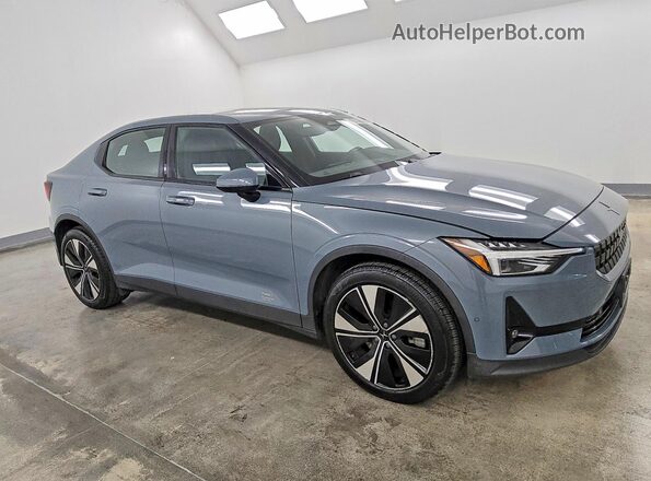 YSMEG3KA6PL147591 2023 POLESTAR 2 Серый Передняя правая четверть