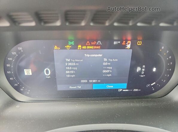 YV4062JEXS1344854 2025 VOLVO XC90 Черный Вид щитка приборов
