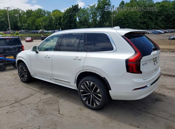 YV4062PF2T1494507 2026 VOLVO XC90 White უკანა მარცხენა