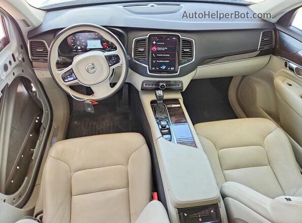 YV4102PK6K1504487 2019 VOLVO XC90 White Dashboard view