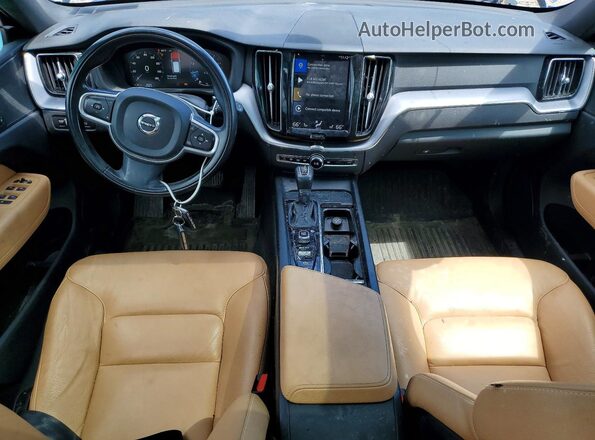 YV4102RK9L1555013 2020 VOLVO XC60 Blue წინა პანელის ხედი