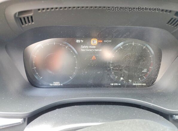 YV4102RKXM1711013 2021 VOLVO XC60 Черный Вид щитка приборов