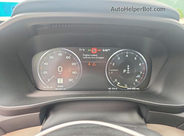 YV4162UK6L2223076 2020 VOLVO XC40 Белый Вид щитка приборов