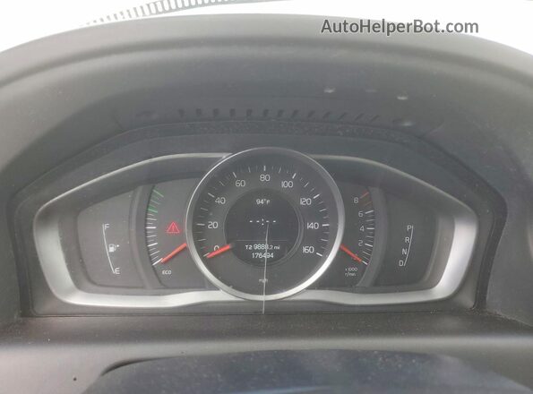 YV440MDJ5H2093588 2017 VOLVO XC60 Tan Instrument cluster view