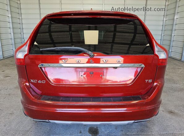 YV440MDK2G2927274 2016 VOLVO XC60 Red Rear view