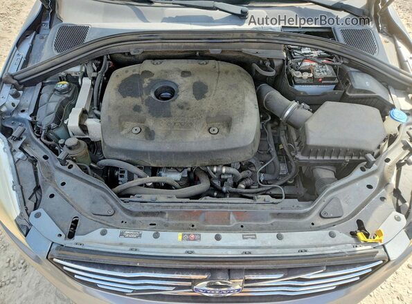 YV440MDK9G2842285 2016 VOLVO XC60 Gray ძრავის განყოფილების ხედი