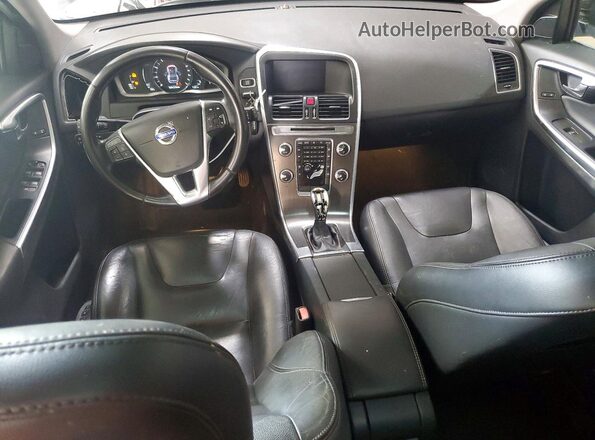 YV4612RK6G2800823 2016 VOLVO XC60 Black Առջևի վահանակի տեսք