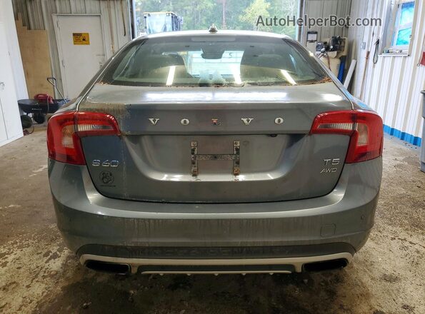 YV4612UM3G2000571 2016 VOLVO S60 Gray Rear view