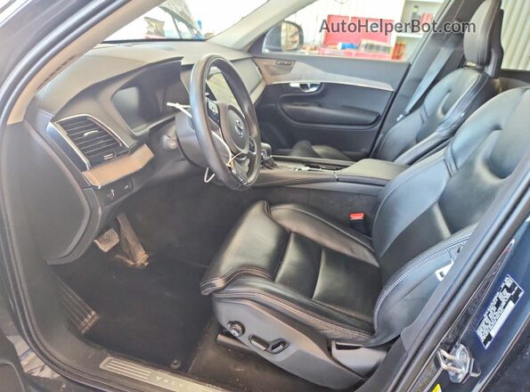YV4A221L0M1706868 2021 VOLVO XC90 Черный Вид салона спереди