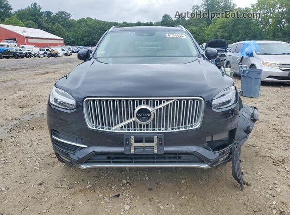 YV4A22PL5G1090550 2016 VOLVO XC90 Black Widok z przodu