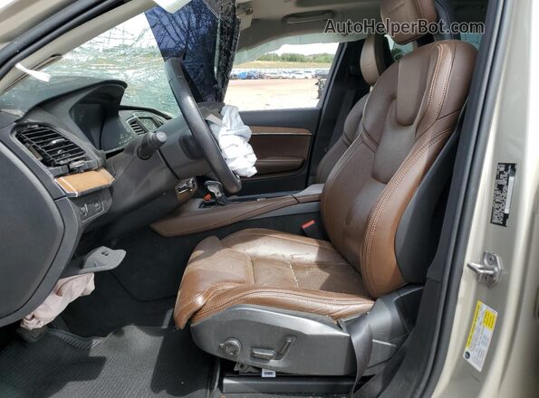 YV4A22PL5J1195886 2018 VOLVO XC90 Tan Սալոնի դիմացի տեսք