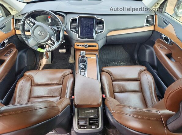 YV4A22PL6J1209701 2018 VOLVO XC90 Black Vista del cuadro de instrumentos