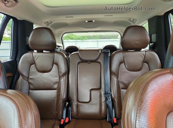 YV4A22PL6J1209701 2018 VOLVO XC90 Black Vista interior trasera