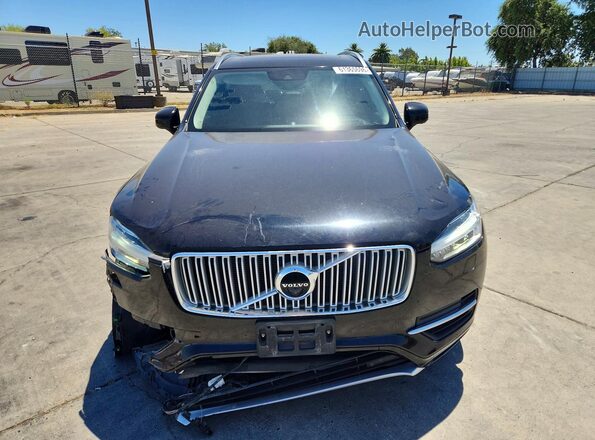 YV4A22PL7K1488383 2019 VOLVO XC90 Black წინა ხედი
