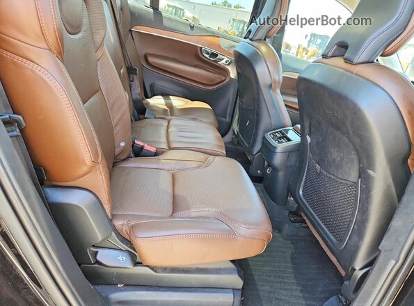 YV4A22PL7K1488383 2019 VOLVO XC90 Black უკანა სალონის ხედი