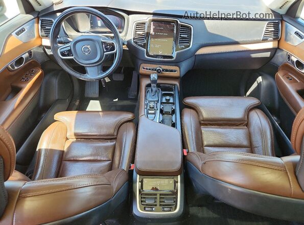 YV4A22PL7K1488383 2019 VOLVO XC90 Black წინა პანელის ხედი