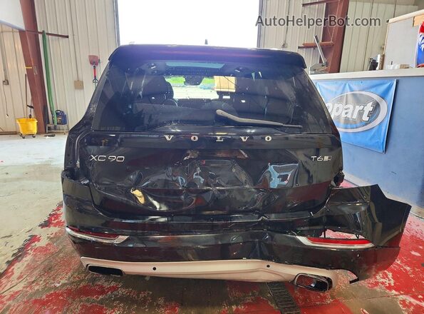 YV4A22PL9J1364680 2018 VOLVO XC90 Black Вид ззаду