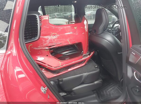 YV4A22PM4K1419935 2019 VOLVO XC90 Red Widok naklejki z numerem VIN