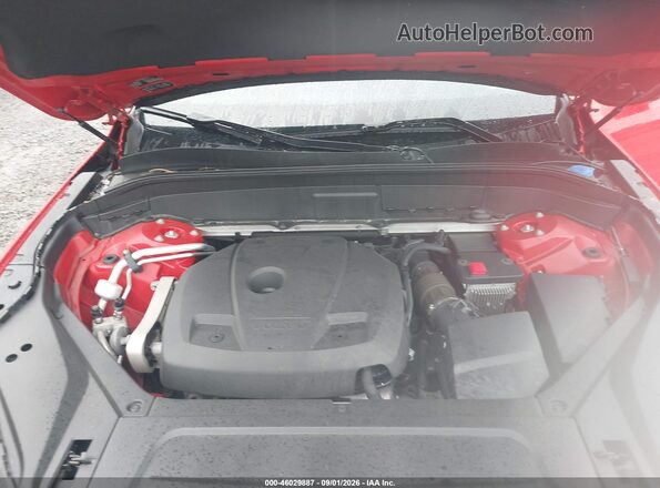 YV4A22PM4K1419935 2019 VOLVO XC90 Red Widok z tyłu