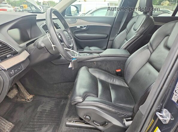 YV4BR00L2M1702715 2021 VOLVO XC90 Charcoal Вид салону спереду
