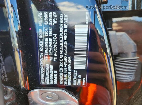 YV4EK3ZK0SS155044 2025 VOLVO EX30 Black Շարժիչի բաժամունքի տեսք