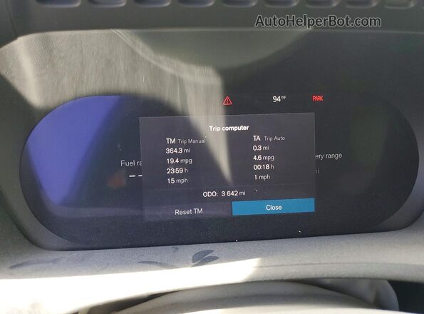 YV4H60PE7S1300423 2025 VOLVO XC90 Белый Вид щитка приборов