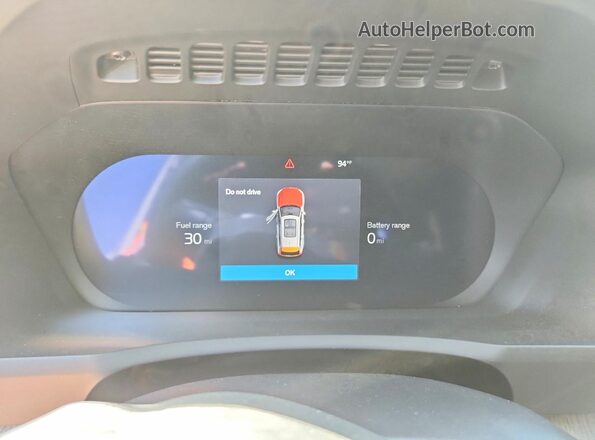 YV4H60PG9S1363637 2025 VOLVO XC90 Белый Вид щитка приборов