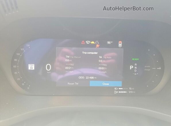YV4H60RC1S1017351 2025 VOLVO XC60 Blue Vista del cuadro de instrumentos