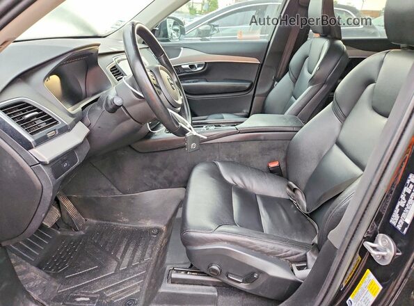 YV4L12PK0P1934674 2023 VOLVO XC90 Black Вид салону спереду