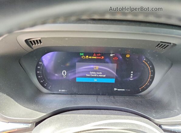 YV4L12RL0N1910930 2022 VOLVO XC60 Gray Вид щитка приладів