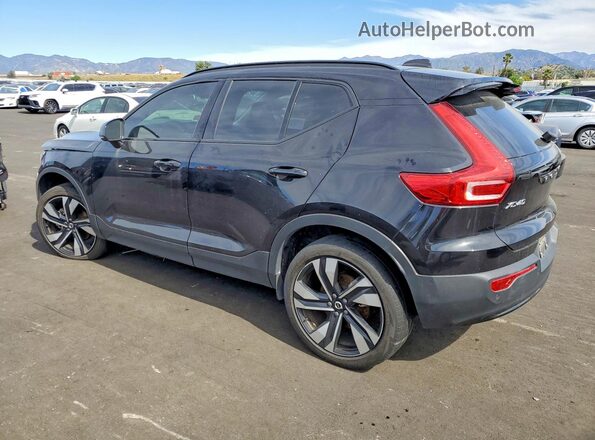 YV4L12UL4R2361076 2024 VOLVO XC40 Black Задня ліва чверть
