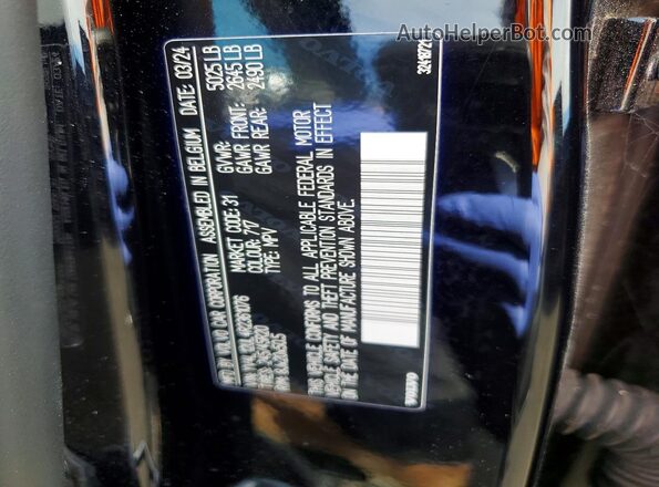 YV4L12UL4R2361076 2024 VOLVO XC40 Black Вид наклейки з VIN-кодом