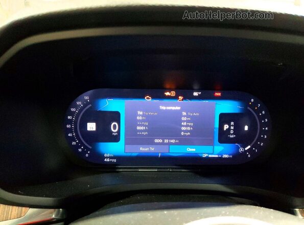 YV4L12WK3S2147772 2025 VOLVO V60 Черный Вид щитка приборов