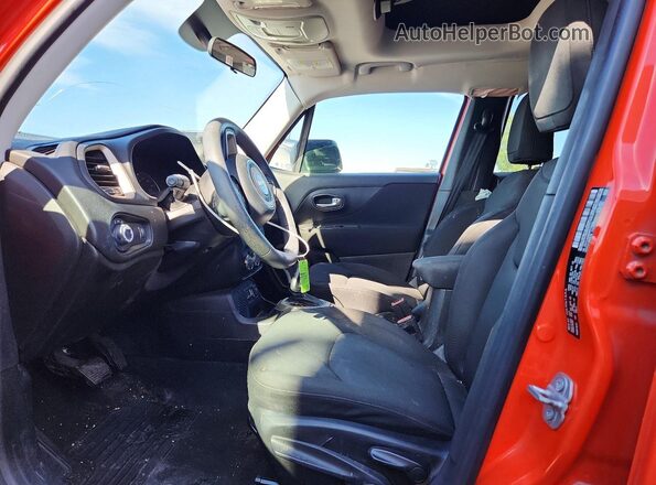 ZACCJAAB9HPF32210 2017 JEEP RENEGADE Orange Front interior view