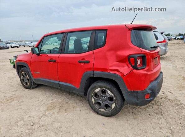 ZACCJAAW6GPC58868 2016 JEEP RENEGADE Red Trasero izquierdo